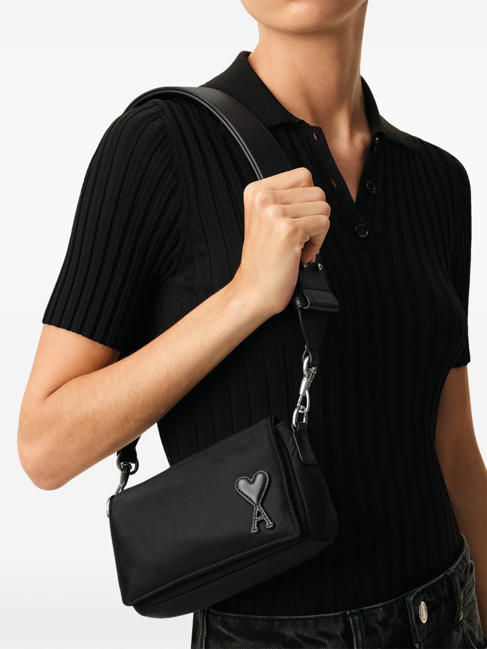 Ami Paris Bags - BLACK | 81505de689a65fa3c722ec8b617487480cd35e60