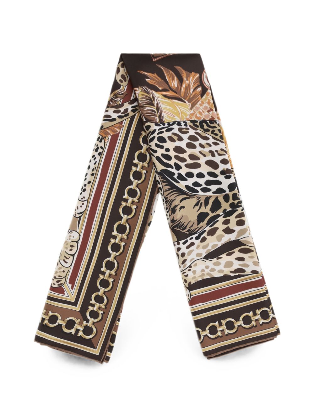 Ferragamo Scarfs - BROWN | acda6799ac3085f647e80559440348ce7c7257ac