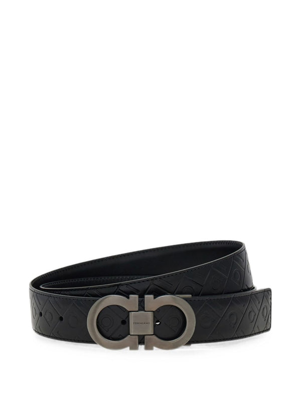 Gancini Leather Belt