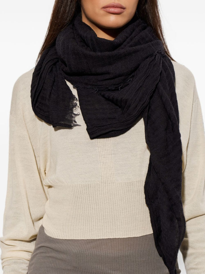 Rick Owens Scarfs - BLACK | 876fa48502ac466d2bce80c765a5fcfe0f7cc311
