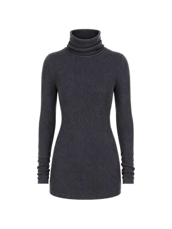 Wool Turtle-Neck Sweater