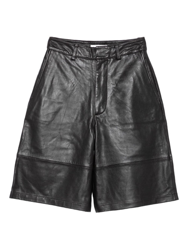 Leather Bermuda Shorts