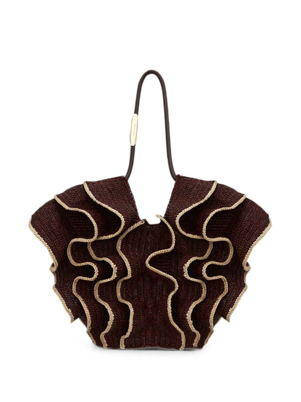 Goldentime Medium Rafia Tote