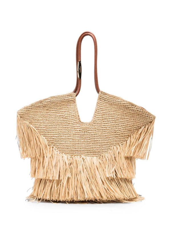 Goldentime Medium Rafia Tote