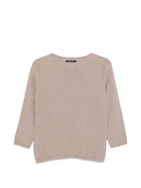 Wool Blend Crewneck Sweater