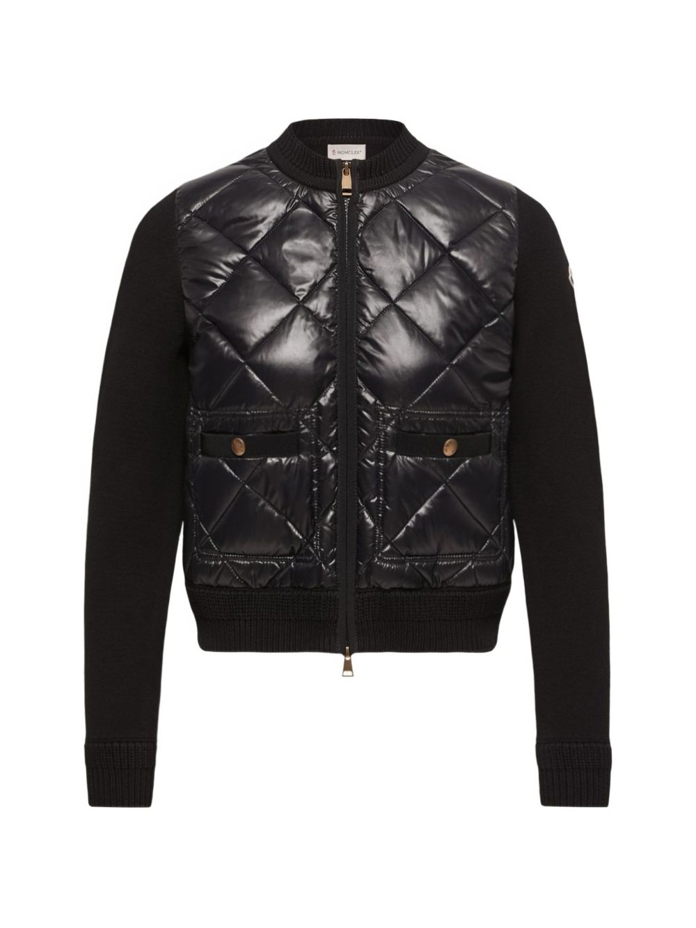 Moncler Sweaters - BLACK | dc7d2ddd02753bc3c38539e3a451972f448c4a34
