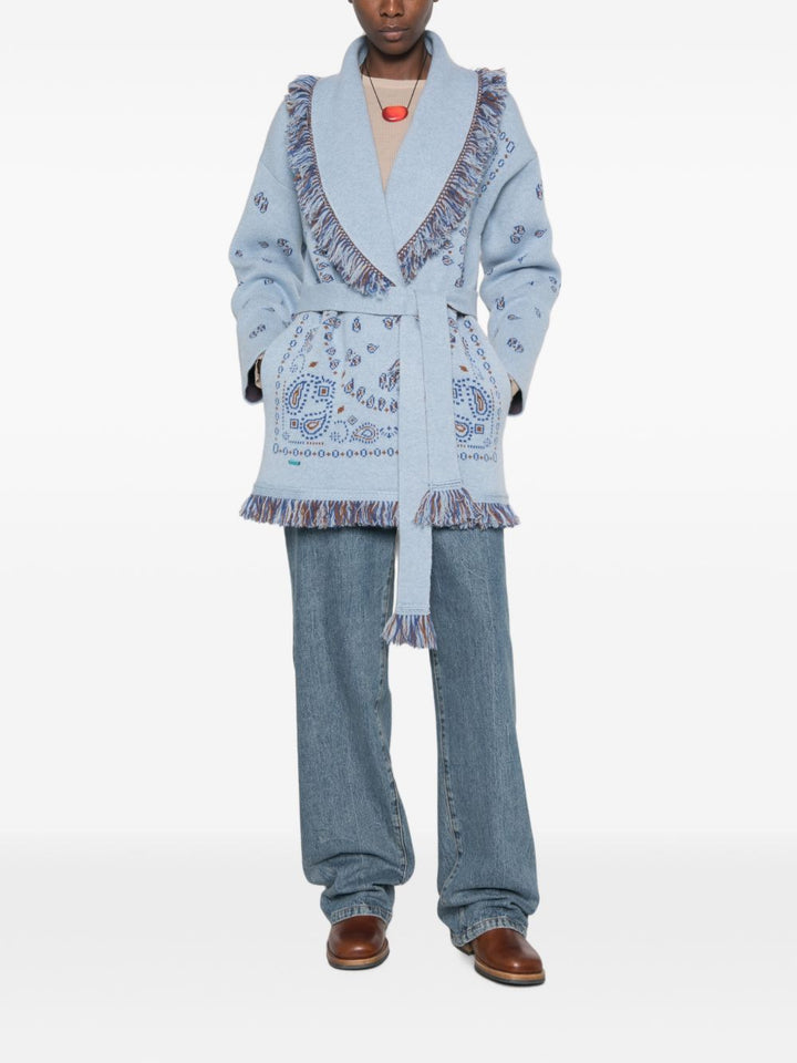 Alanui Sweaters - BLUE | 70f6998a381174c02bc43bf97fe9d4b72a036c28