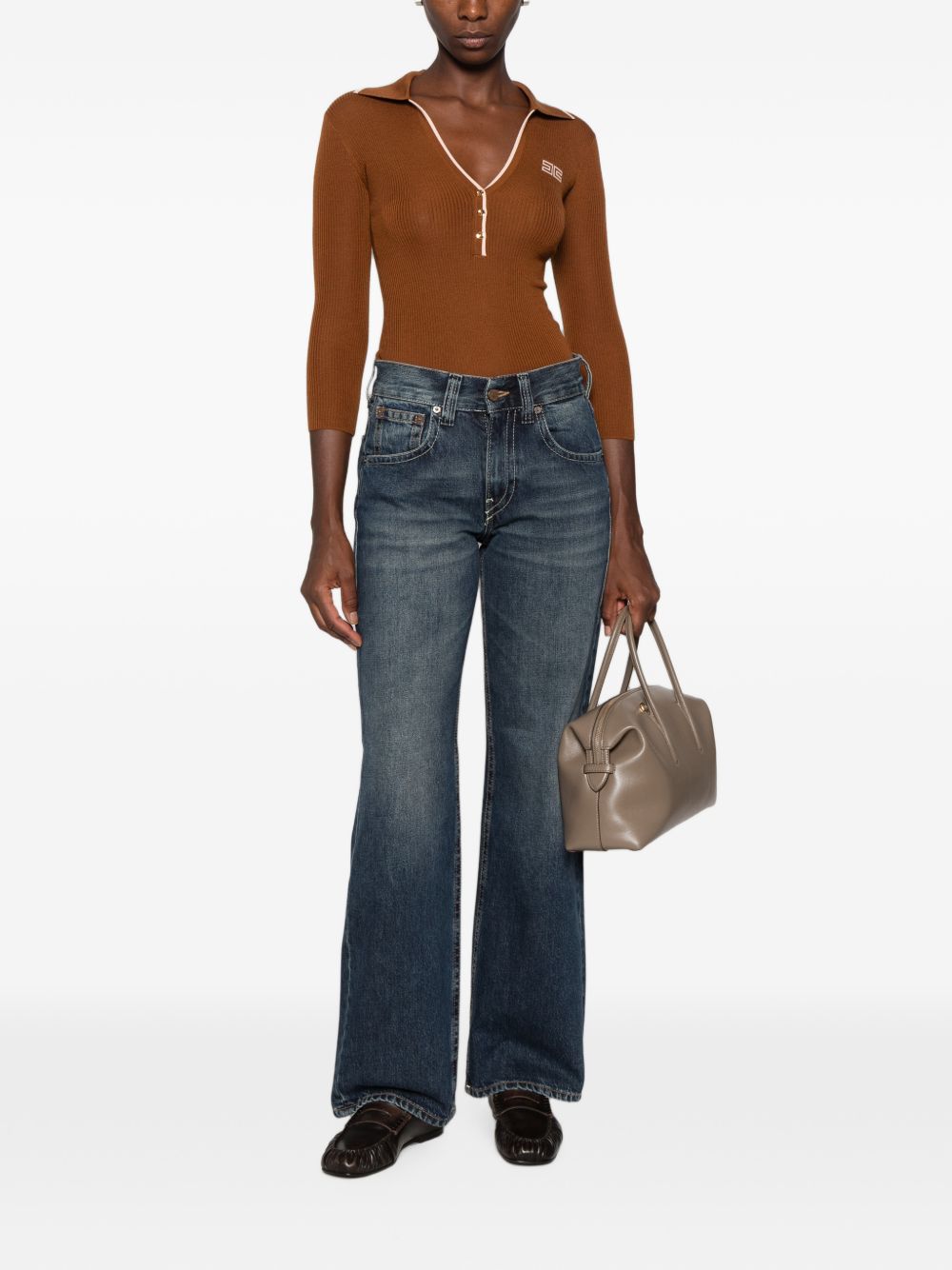Elisabetta Franchi T-shirts and Polos - BROWN | e6f0a15b3f527979059da3055f27b01c7568f7c2