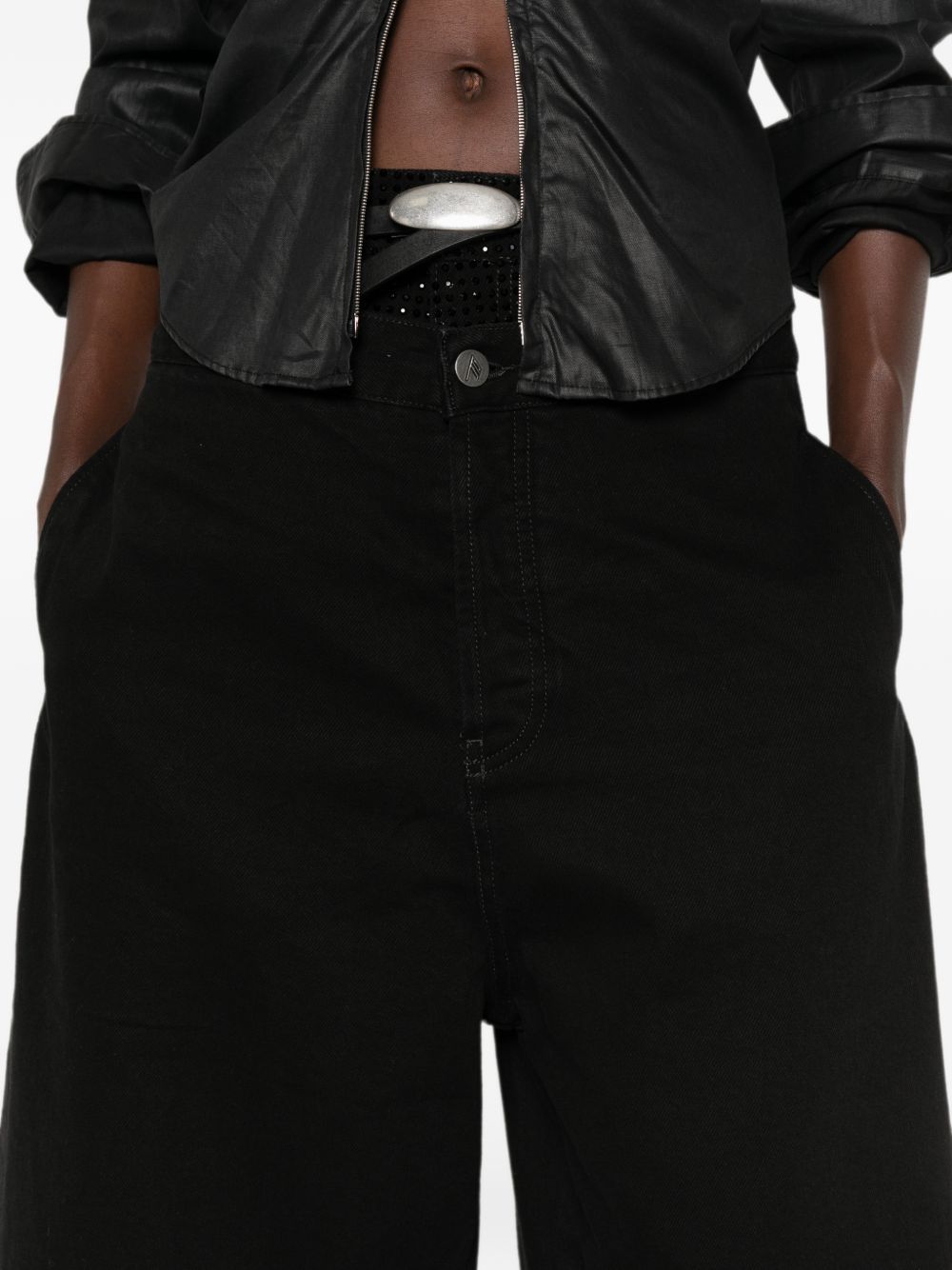 The Attico Shorts - BLACK | 5254629f39d583521e746567d7fb784fc4a877c4