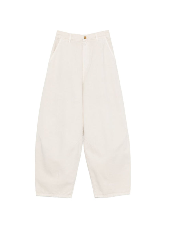 Pantalones Barrel de Algodón