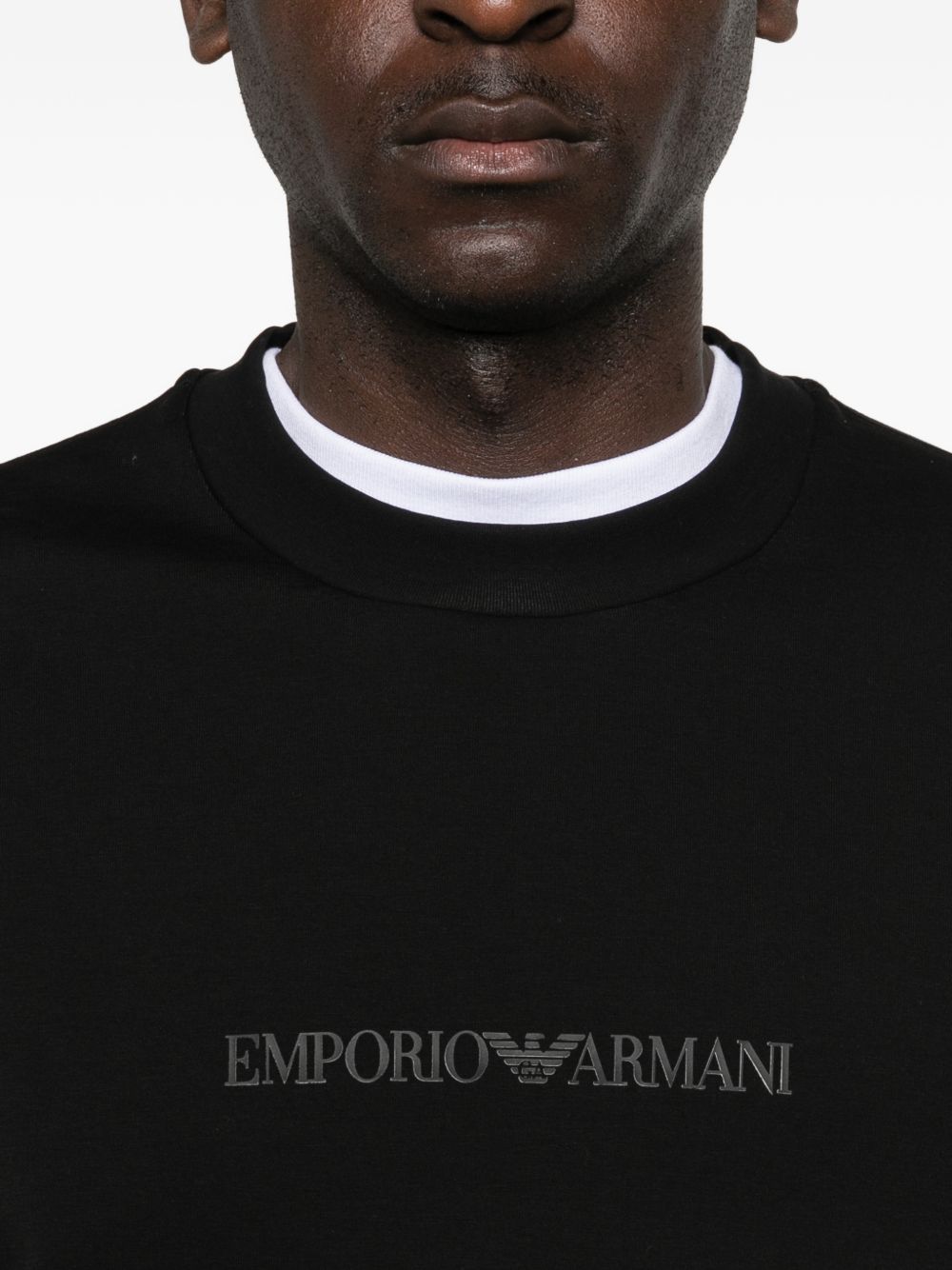 Emporio Armani Sweaters - BLACK | 09e15f6124f13dca98a2165f074f3e0b8572b6dd