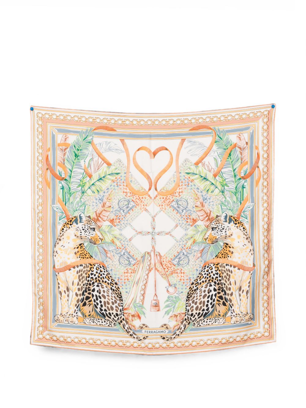 Ferragamo Scarfs - WHITE | eed5568a1b1d3ee77c2bd7eda0d72dec7e9fe35b