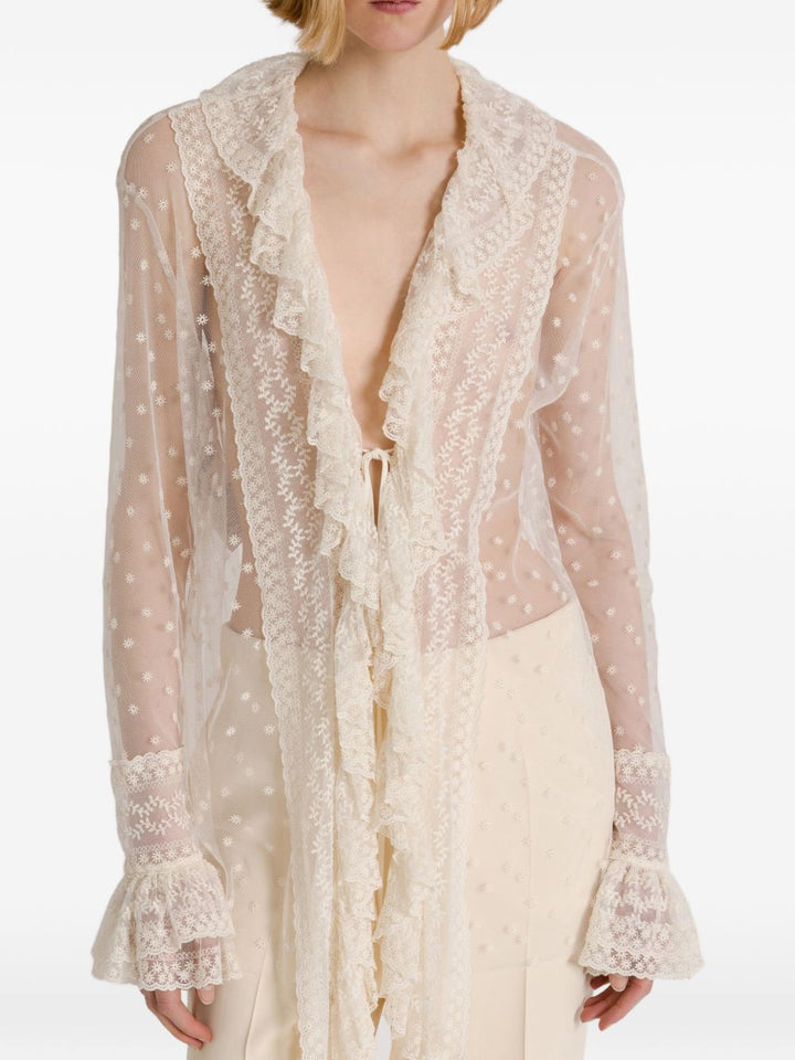 Alberta Ferretti Shirts - WHITE | 29510e3a5315cac030043be9273899a7c7e6f259