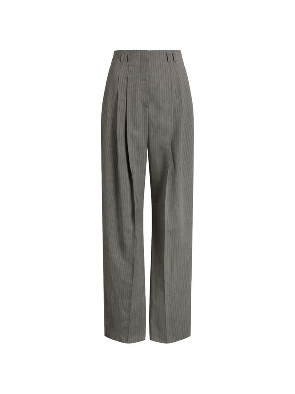 Wool Blend Tailoring Trousers