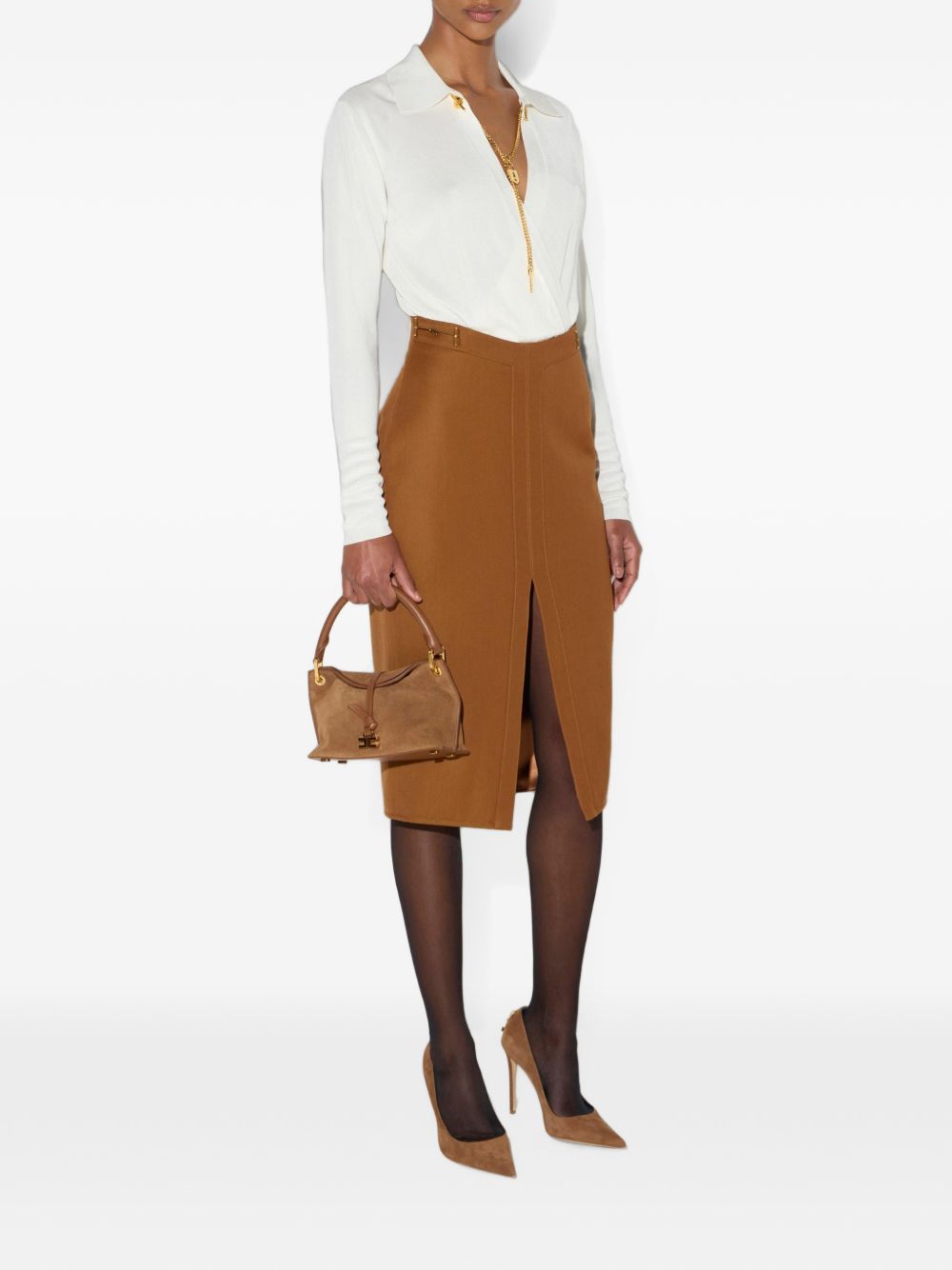 Elisabetta Franchi Top - WHITE | 1bc41f8ea04143f4581d3e567424d7505355c2cc