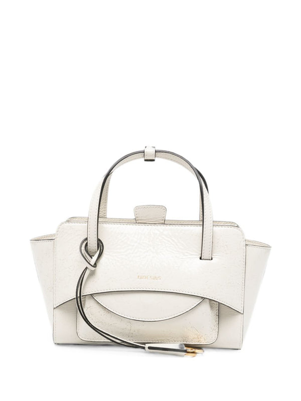 Flap Small Leather Tote