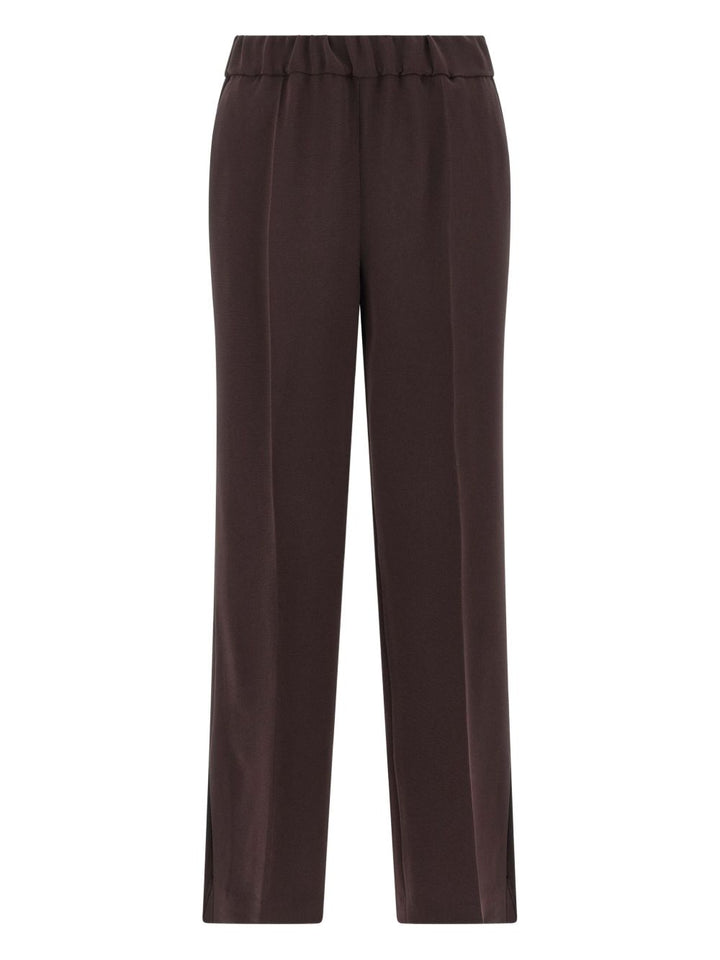 Alberto Biani Trousers - BROWN | b81f88e3ed23c81febc960665eeb3b3e3248afe7