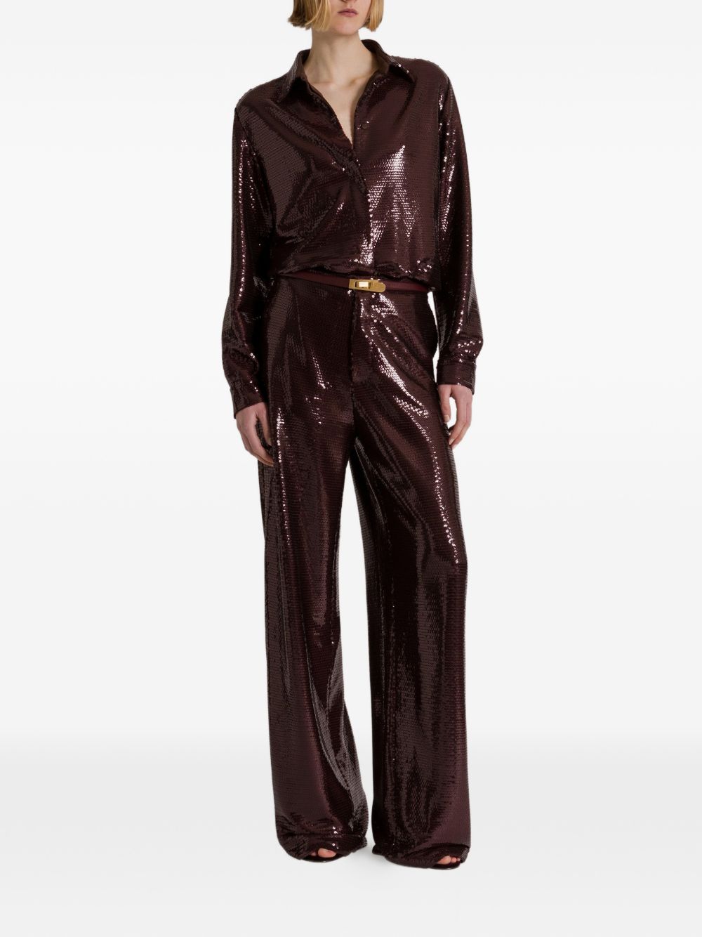 Alberta Ferretti Shirts - BROWN | 849e3d11e563244b834d8a2b02ee502bc222a16d