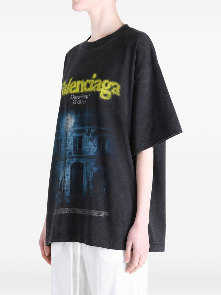 Balenciaga T-shirts and Polos - BLACK | ced3f6cc3eda8574bbe36c9702c1af8aa2bfff79