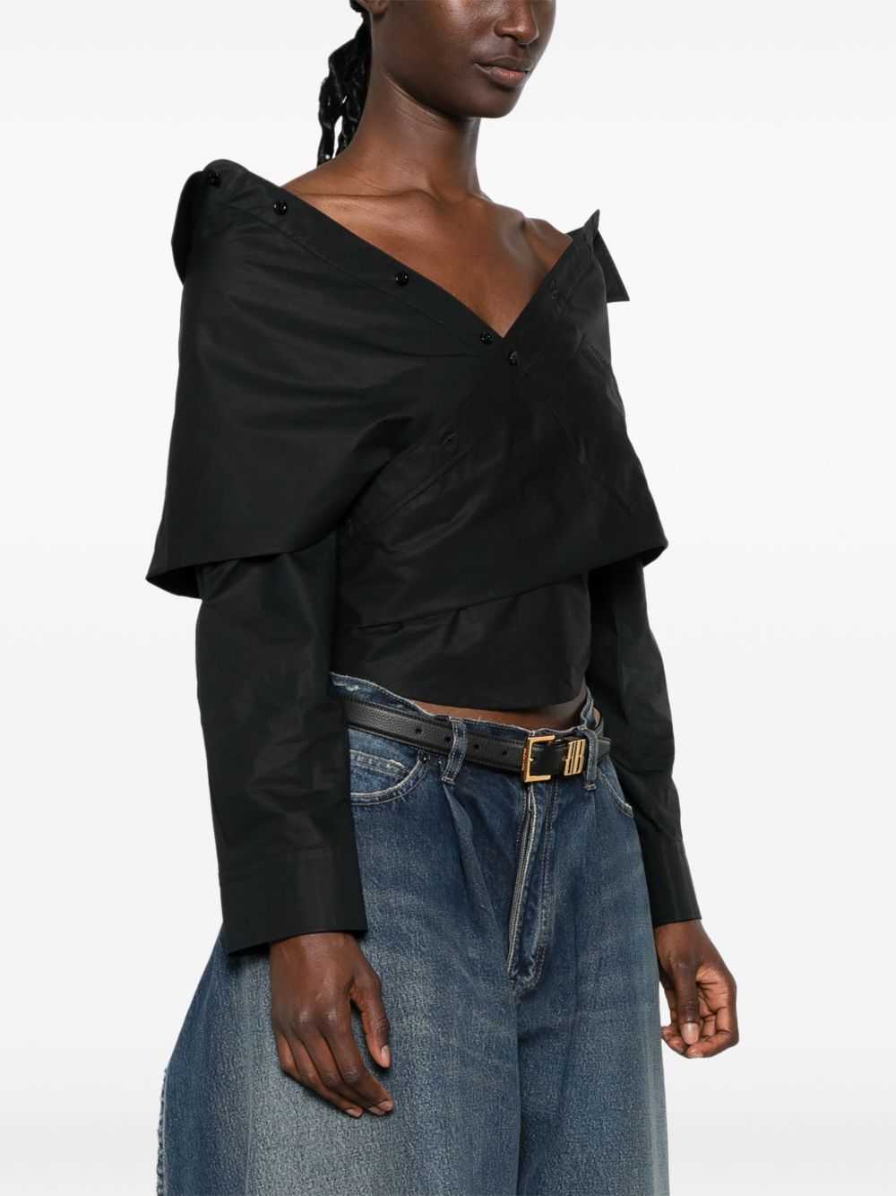 Balenciaga Shirts - BLACK | bdee7571cdf756fe2667abb589f4bb2351da71e9