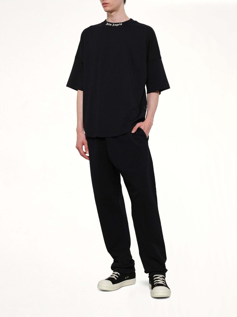 Palm Angels T-shirts and Polos - BLACK | b31f4b548bd6ed9f8951062213f87618602de0dc