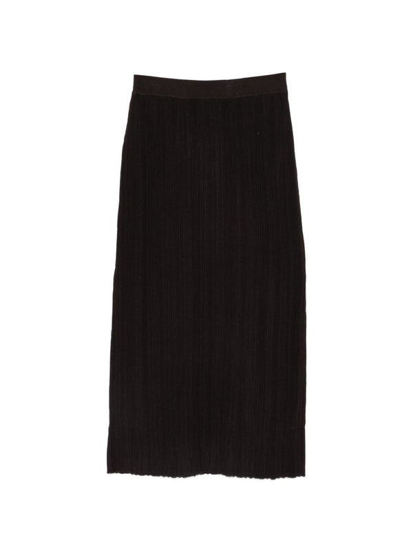 Wool Long Skirt