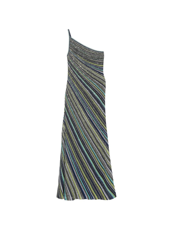 Striped Long Dress