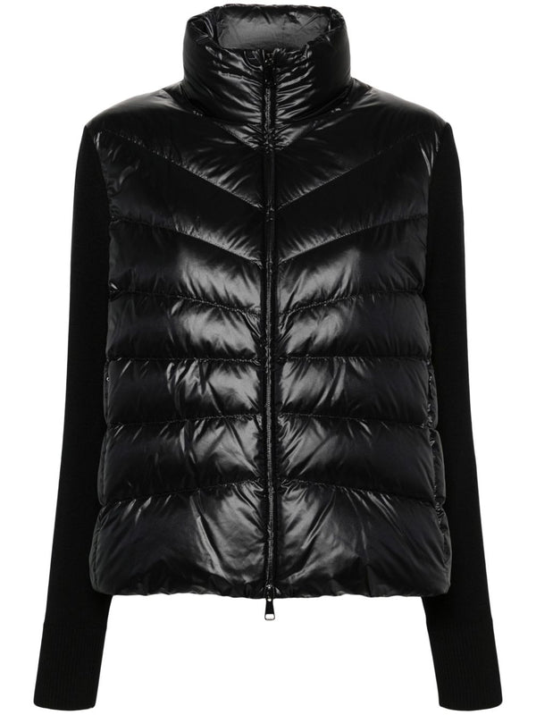 Wool And Nylon Padded Cardigan