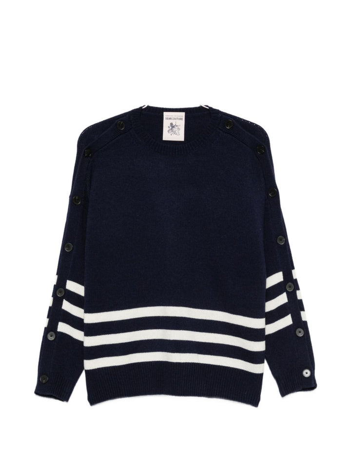 Semicouture Sweaters - BLUE | af28f635845598000a32b7048d0d3f75e9b32770