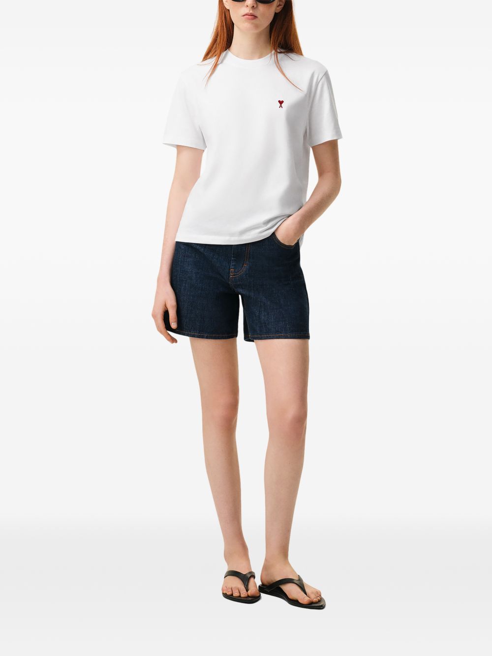 Ami Paris T-shirts and Polos - WHITE | 1fcad2aed6dc86b92c4badfe405be49034d115b1