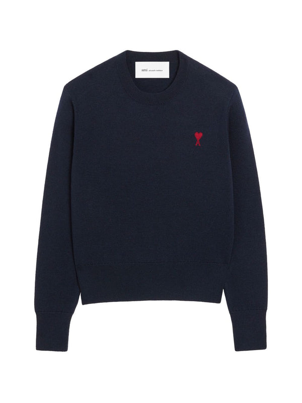 Ami De Coeur Wool Crewneck Sweater