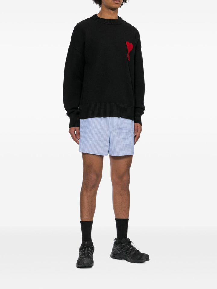 Ami Paris Sweaters - BLACK | 9202f8f40089f6d5ad9294a9606ed2bd7def09ad