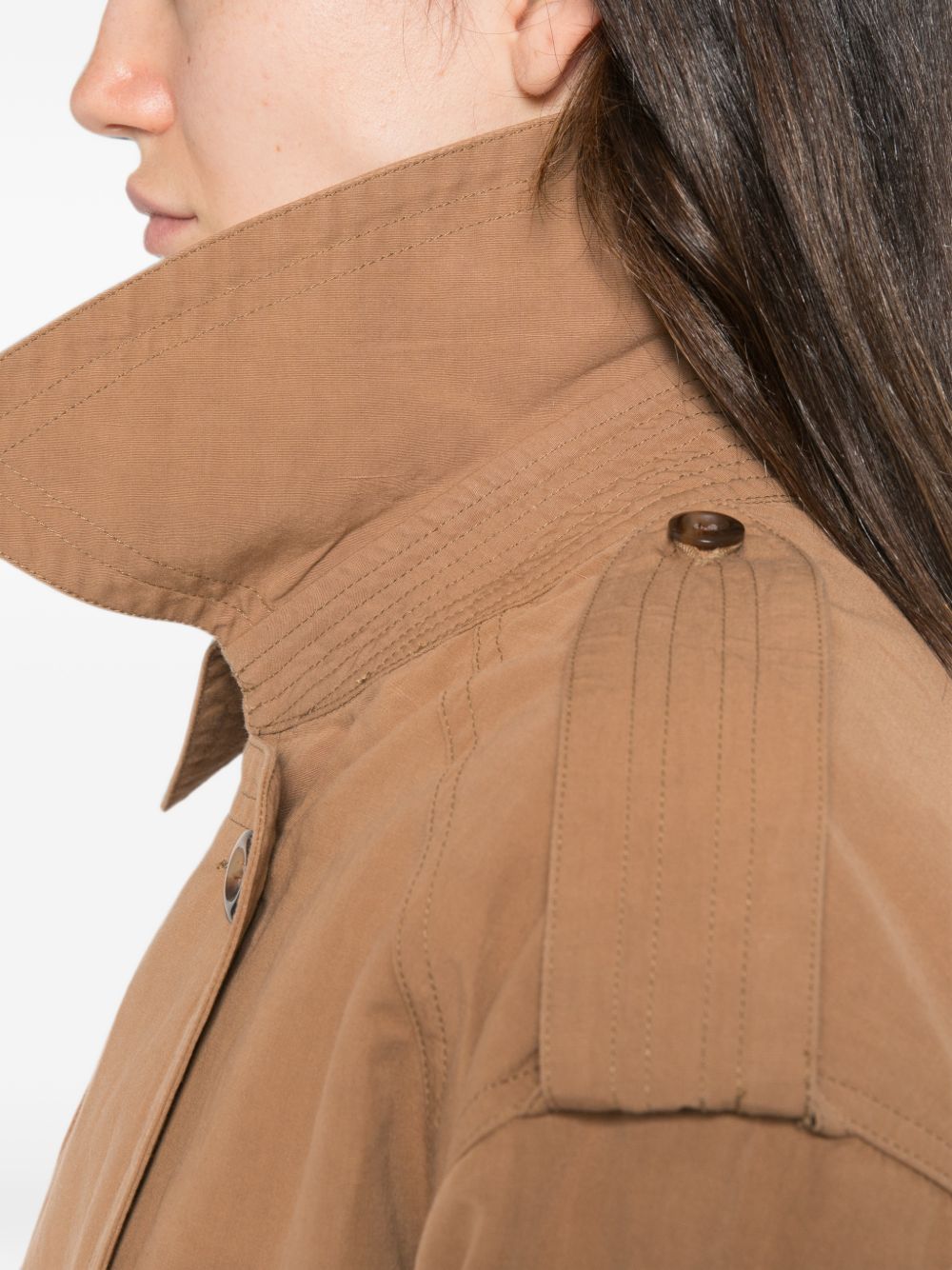 Isabel Marant Coats - BROWN | 95c97bab0960f6927f14b409e5896456c93bc8b6