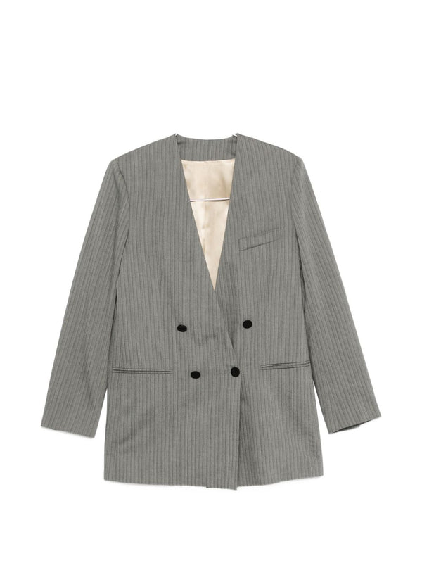 Wool Blend Blazer Jacket