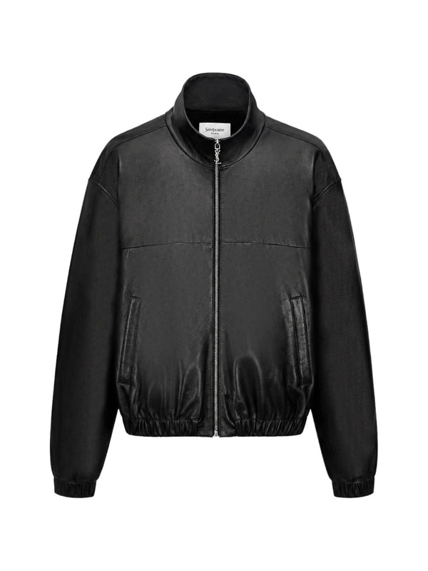 Leather Bomber Jacket