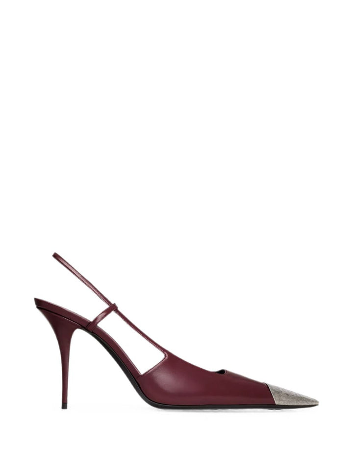 Saint Laurent With Heel - RED | cefeb76cac9f4ca26c6cd1e220a94001ef921334