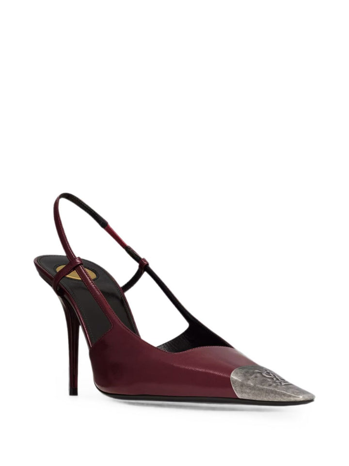 Saint Laurent With Heel - RED | 90856f7c6abb6734eeb152fe8a50248a145a131d