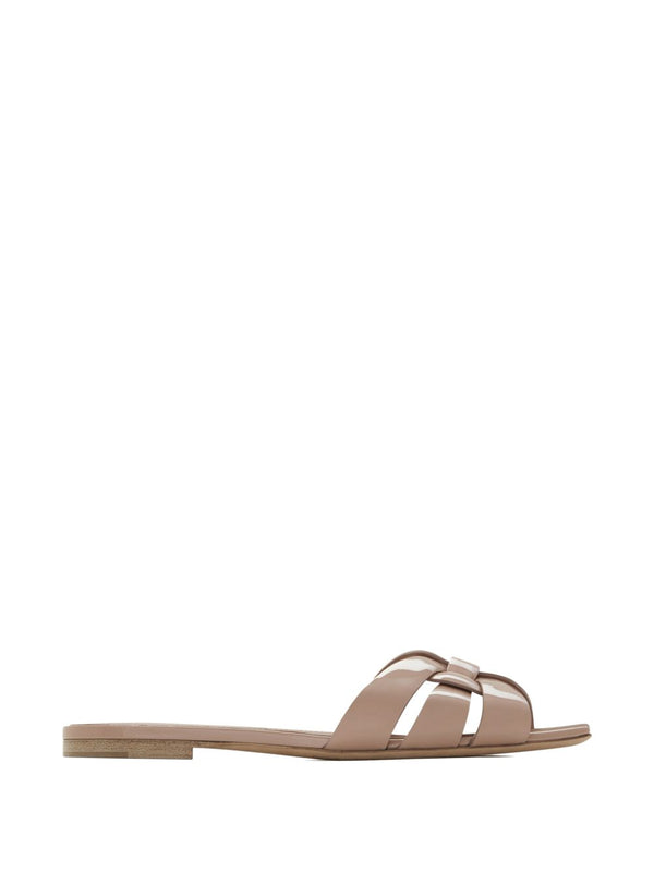 Tribute Nu Pieds Leather Flat Sandals