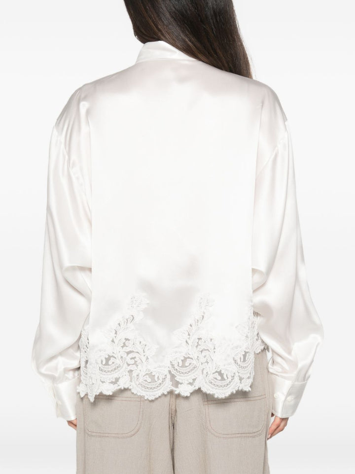 Ermanno Scervino Shirts - WHITE | 86cf94174262726dd14bd341d0e7a48f7a733dd2