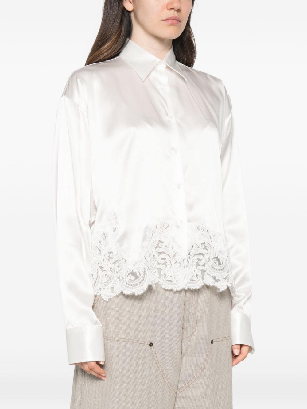 Ermanno Scervino Shirts - WHITE | 55acf0911c1c7a632beeaaafff9c5c007a19fbe4