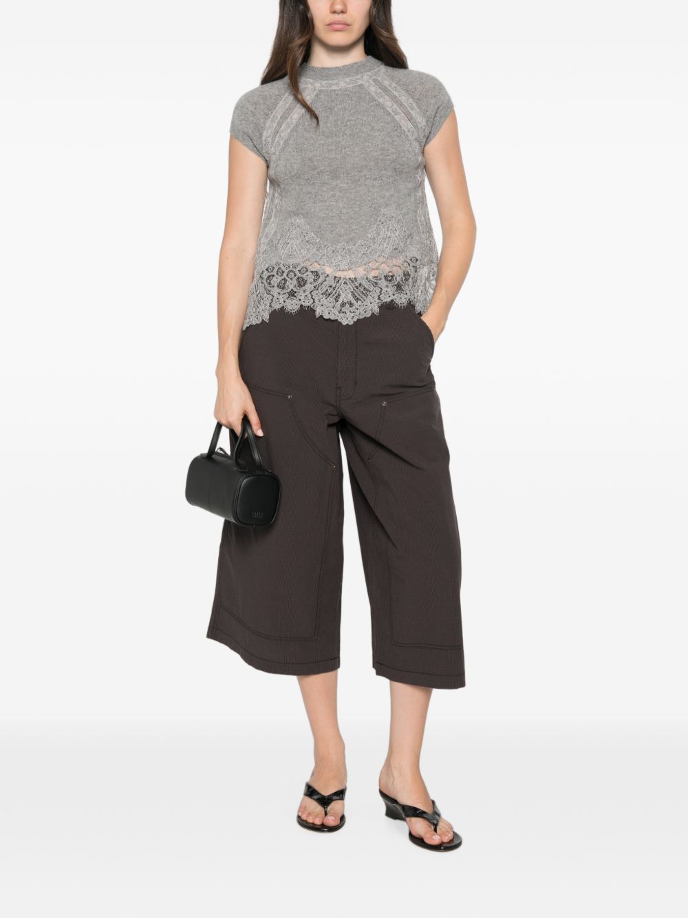 Ermanno Scervino Top - GREY | 787ac481010a2e89c949b0bfb6abc9b056dd1ffc