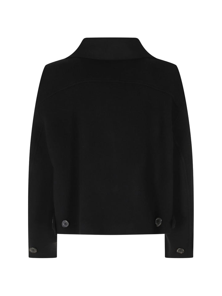 Semicouture Coats - BLACK | 8a0fede80046f86c1d85253f4da78d86ebb4fe37
