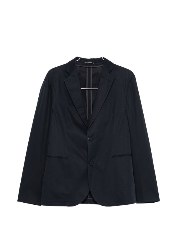 Cotton Single-Breasted Suit