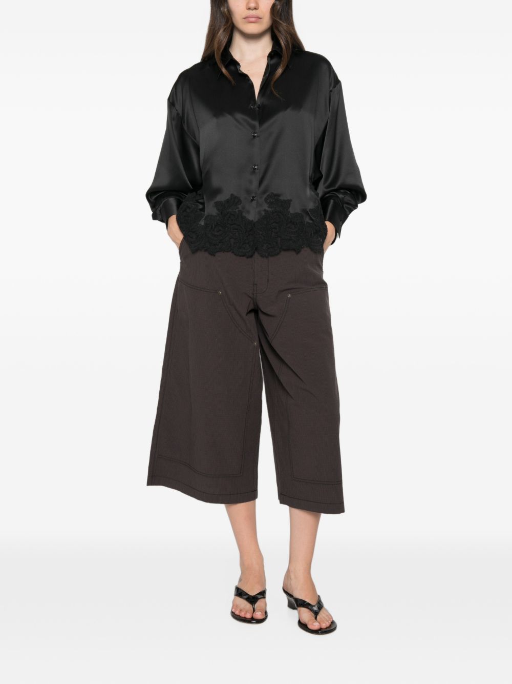Ermanno Scervino Shirts - BLACK | c4f2776968cb3f5cc869d9de33c790b09ad7a262