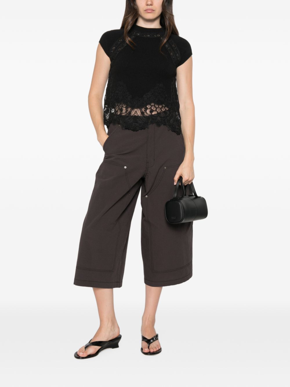 Ermanno Scervino Top - BLACK | 6bf268e38ff5447a26702b645b9775ffd01f334a