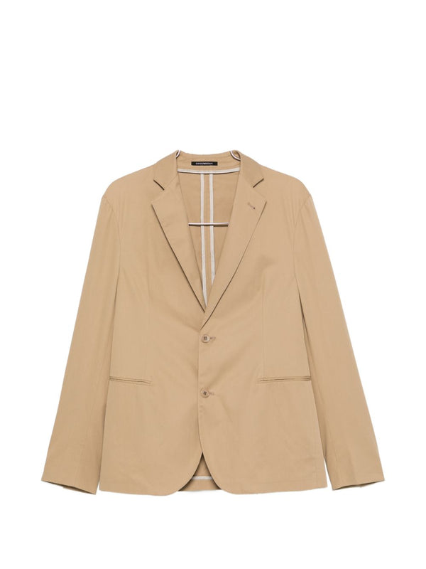 Cotton Single-Breasted Suit