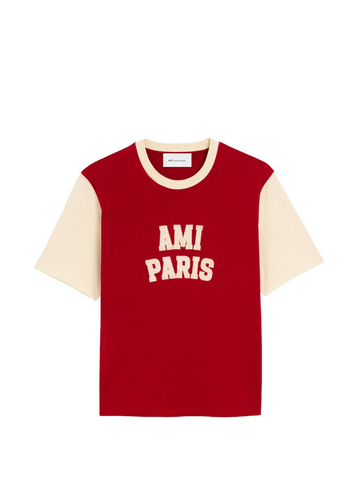 Ami Paris T-shirts and Polos - RED | c56fbc6abd82bf6dd65e09bbaea59c43c00ef1fc