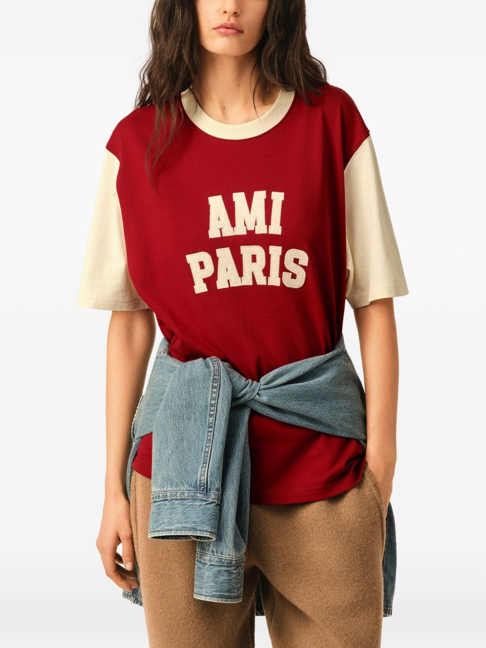 Ami Paris T-shirts and Polos - RED | 08036445b5176feea3379001751c4170bb7ddc59