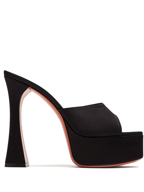 Dalida Satin Mules