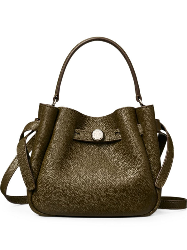 Romy Mini Leather Bucket Bag